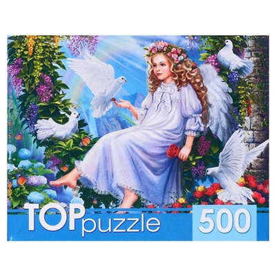 Пазлы «Ангелок в саду», 500 элементов