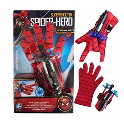 Перчатка с паутиной "Человека-Паука" , веб шутер человека-паука с присосками