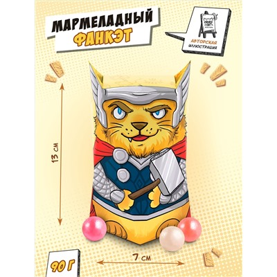 Фанкэт, МОГУЧИЙ КОТ. мармелад, 100 гр., TM Chokocat