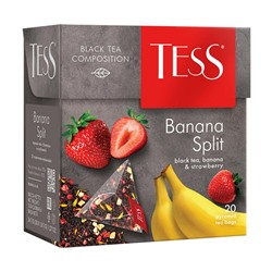 Чай чёрный "Banana Split", TESS, 20 пирамидок, 36 г