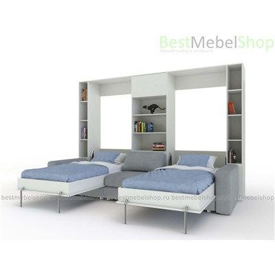 Шкаф-кровать с диваном Сара BMS