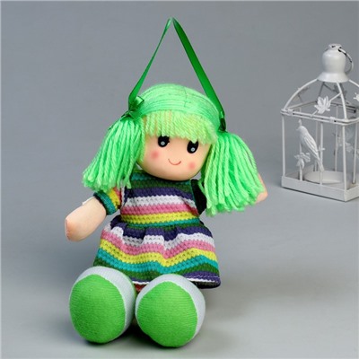 Мягкая игрушка «Кукла», в вязаном платьишке, цвета МИКС