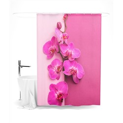 Шторка для ванной "Оттенки розового", 145х180 см арт. ШТОК056-14323