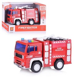 Пожарная FireFighter 1:20 свет/звук