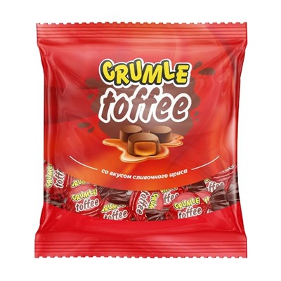 Конфеты “Toffee”, CRUMLE, со вкусом сливочного ириса, 300 г