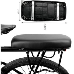 Мягкое сиденье для багажника велосипеда, 36х14 см, Акция!