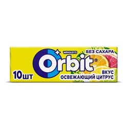 Жевательная резинка "Освежающий цитрус", Orbit, 13,6 г