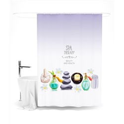 Шторка для ванной "Женские штучки (фиолетовый)", 145х180 см арт. ШТОК056-15306