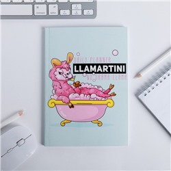 Ежедневник в тонкой обложке LLamartini, А5, 80 листов