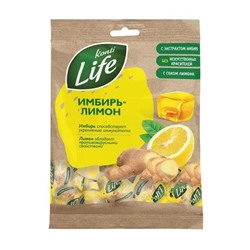Желейные конфеты с начинкой, Konti Life, имбирь/лимон, 220 г