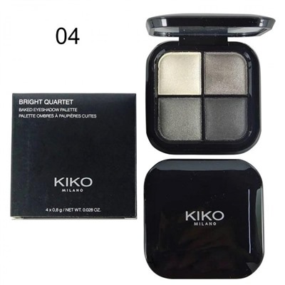 Тени для век Kiko Bright Quartet 4 цвета