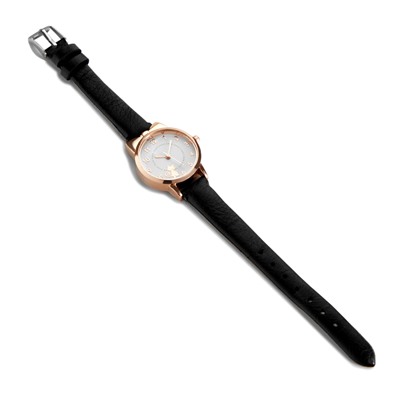 Женский подарочный набор "Кошечка" 2 в 1: наручные часы и браслет