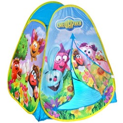 Палатка детская игровая СМЕШАРИКИ 81x91x81см, в сумке Играем вместе