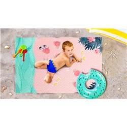 Пляжное покрывало "Розовый пляж", 90*140 см. арт. ПППА037-14224