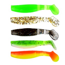 Приманка мягкая AZOR FISHING rendex Minnow, силикон, 8см, 5шт., 3 цвета