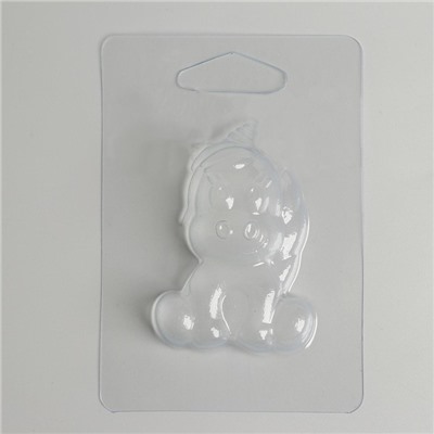 Пластиковая форма для мыла «Волшебный единорог» 5,5 × 7 см