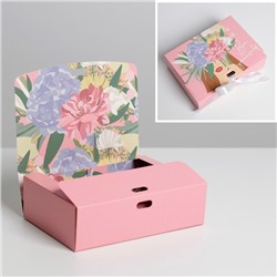 Коробка складная двухсторонняя «Girl», 16,5 × 12,5 × 5 см
