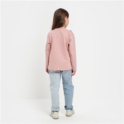 Свитшот для девочки KAFTAN "Basic line" размер 30 (98-104), цвет розовый