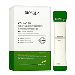 Ночная маска для лица Bioaqua Collagen Firming Sleeping Mask 20*4 мл