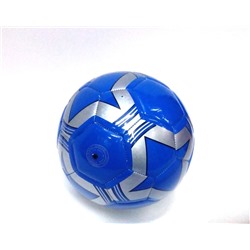 Мяч футбольный (синий, серебряный)