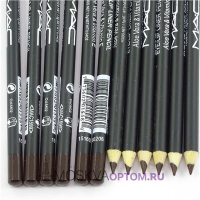 Набор карандашей MAC для глаз и бровей (12 шт)
