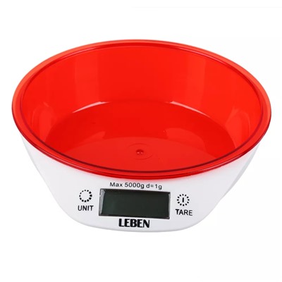 Весы кухонные электронные LEBEN "Стиль", до 5 кг 268-049