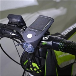 Велофара с солнечной батареей Solar Usb Bicycle Light FY-307, Акция!