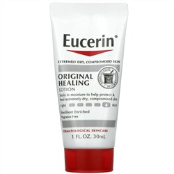 Eucerin, Original Healing Lotion, без отдушек, 30 мл (1 жидк. Унция)