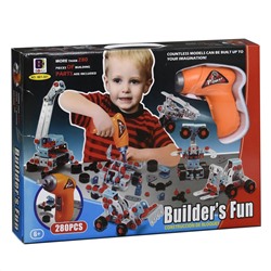 Набор конструктор Builders fun (280 деталей)