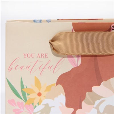 Пакет ламинированный горизонтальный «Beautiful», S 12 × 15 × 5,5 см