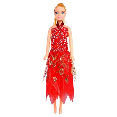 Кукла-модель «Оля» в платье, МИКС