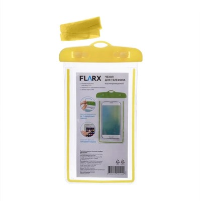 Чехол водонепроницаемый для телефона, FLARX, в ассортименте