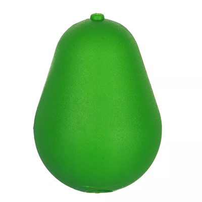 Ластик с точилкой в форме авокадо, 2 цвета, металл, АБС, ТПР, 6х4х3 см