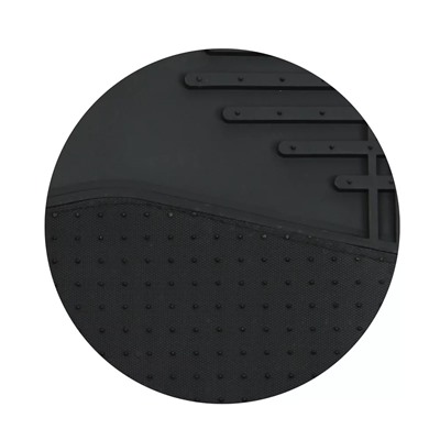 NG Набор ковров ворс 4шт (PVC накладка), универсальные, черные Dark
