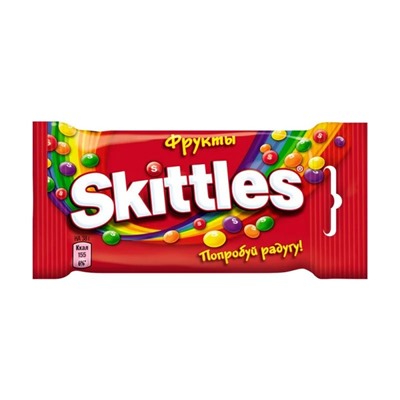 Драже жевательное, Skittles, 38 г