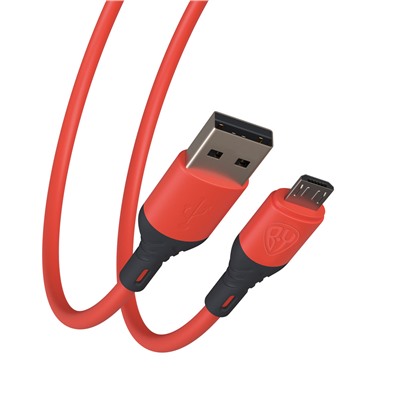 BY Кабель для зарядки Карнавал Micro USB, 1м, 2А, красный