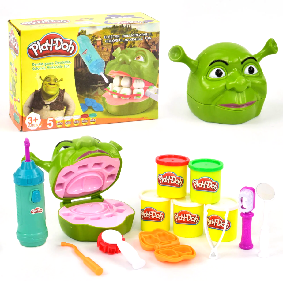 Игровой набор для лепки Play-Doh ШРЕК «Мистер Зубастик» купить, отзывы,  фото, доставка - Zakupki-NPR.ru