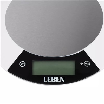 Весы кухонные электронные до 5 кг LEBEN 475-148