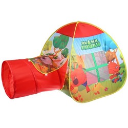Палатка детская игровая Ми-ми-мишки с тоннелем, 81x95x95,46x100см Играем вместе