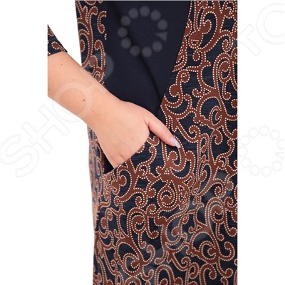 Платье Лауме-Лайн «Счастливый взгляд». Цвет: коричневый