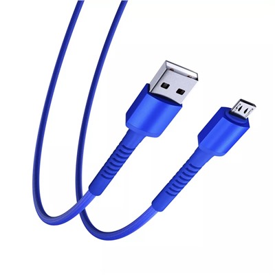BY Кабель для зарядки XXL Micro USB, 2 м, Быстрая зарядка QC3.0, синий