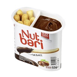 Набор "Nut Bari": паста из фундука и какао с хлебными палочками, 52 г