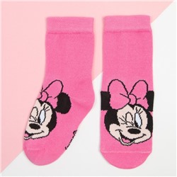Носки для девочки «Минни Маус", DISNEY, 14-16 см, цвет розовый