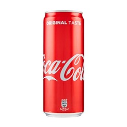 Сильногазированный напиток, Coca-Cola, 0,33 л