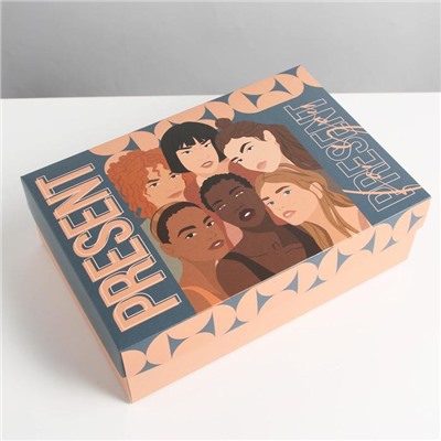 Коробка складная «GIRL», 30 × 20 × 9 см