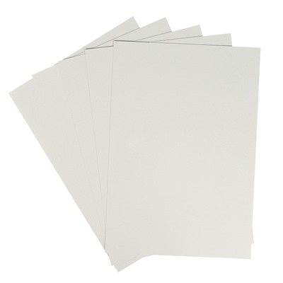 Набор белого картона А4 ClipStudio, 5 листов