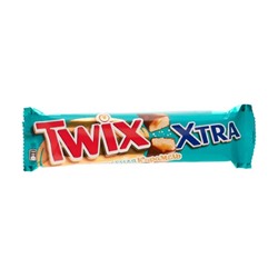 Шоколадный батончик "Xtra", Twix, солёная карамель, 82 г