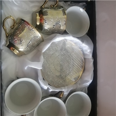 Чайный набор из 12 предметов. Фарфор, Bekker