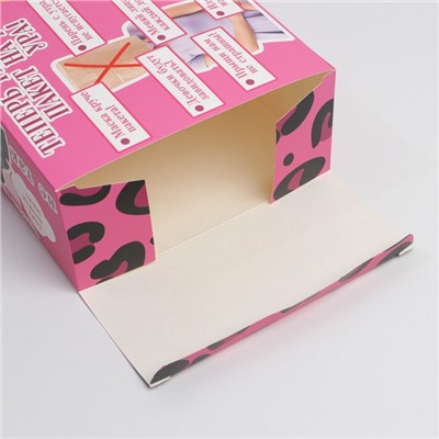 Коробка складная «Маска красивой девушки», 22 × 30 × 10 см