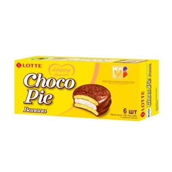 Печенье прослоенное глазированное, Choco Pie, банан, 168 г